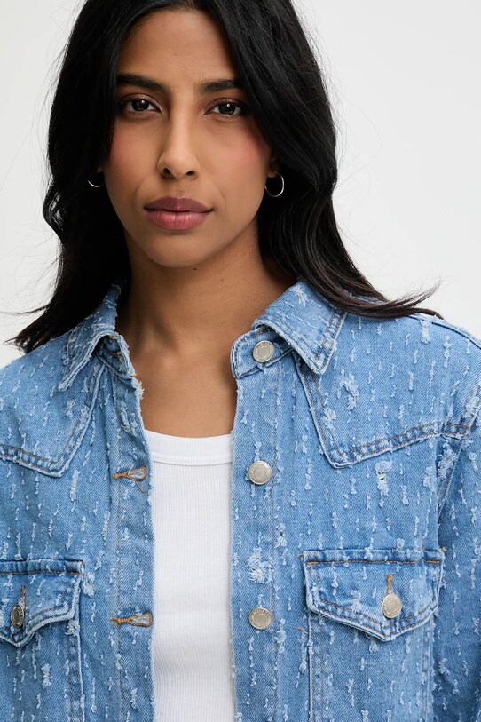 Answear Lab cămașă din denim albastru 2407.iak