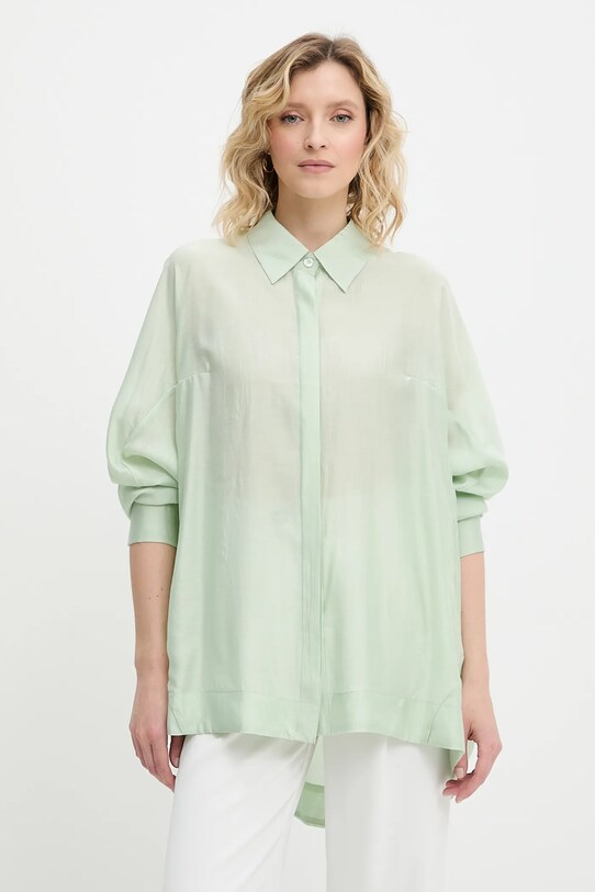Answear.LAB koszula klasyczny zielony 5273.iak