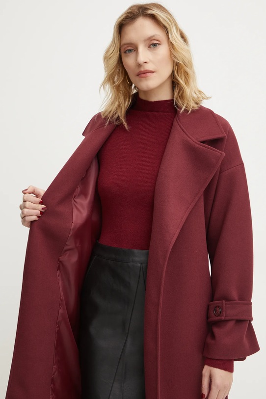 Answear Lab płaszcz z wełną sng.45.tos