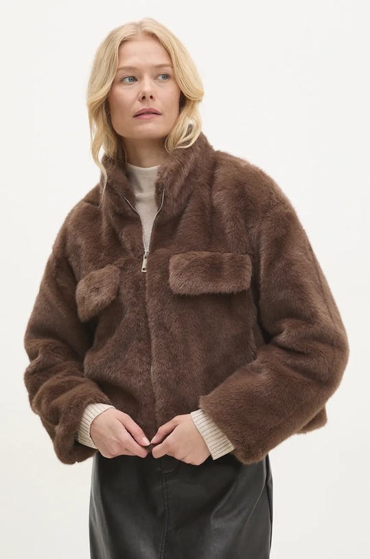 Answear.LAB płaszcz bez kaptura beżowy .0457.ims