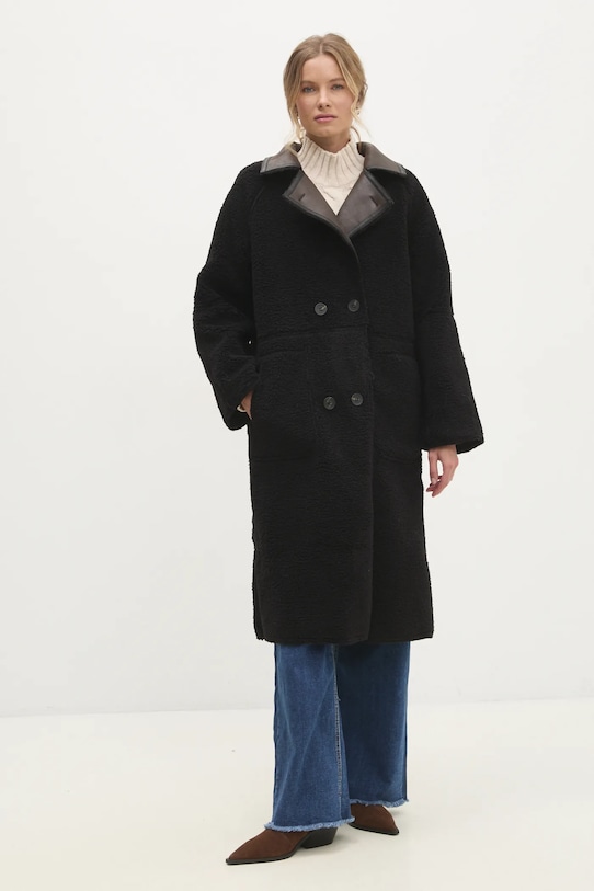 Îmbrăcăminte Answear Lab palton 8633.fos maro