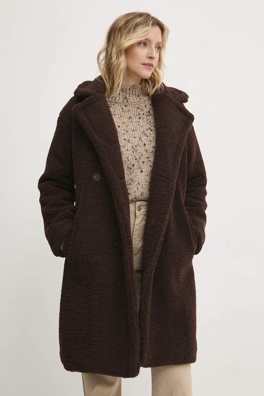 Answear.LAB płaszcz 8104.fos brązowy WW25