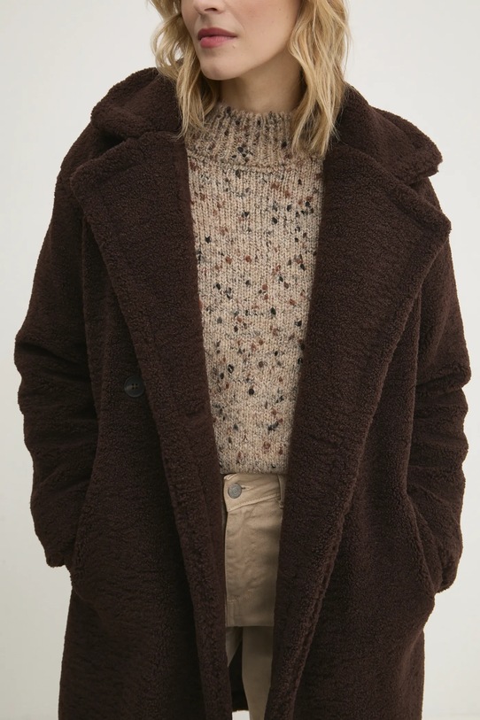 Answear.LAB płaszcz 8104.fos brązowy