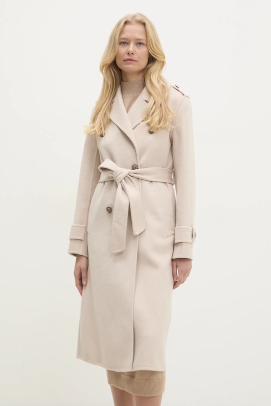 Answear Lab palton de lana 3012.fms bej WW25