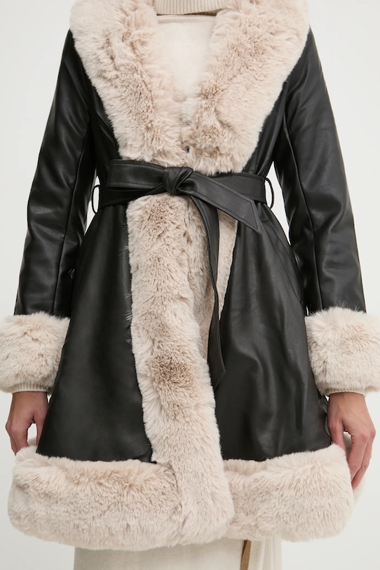 Kabát Answear.LAB 16058.FLK černá