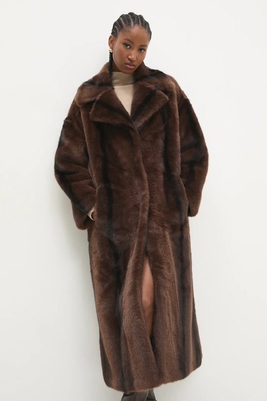 Пальто Answear.LAB oversize коричневий V063.hos