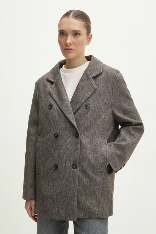Пальто Answear.LAB коричневий Jessica.hos