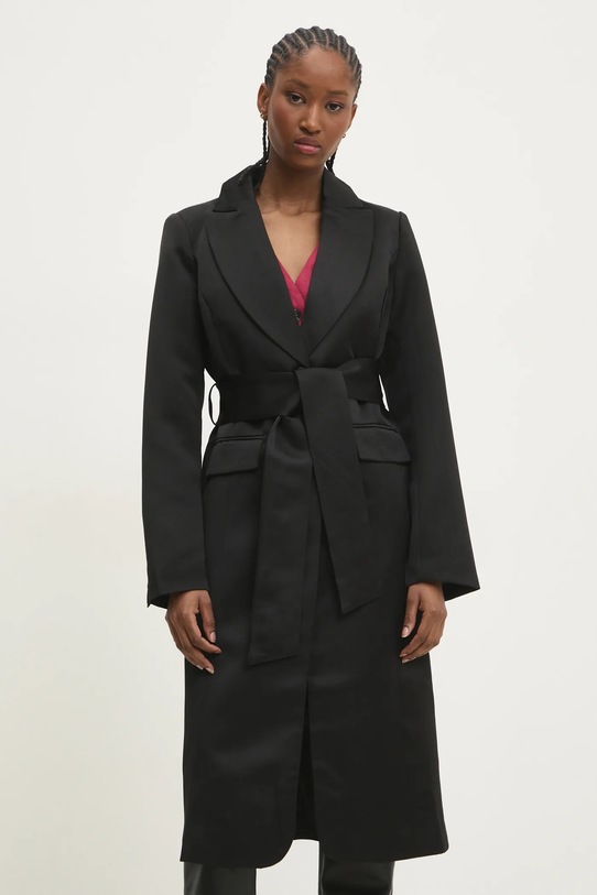 Kabát Answear.LAB nezateplené čierna PK2608.ims