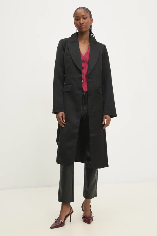 Kabát Answear.LAB PK2608.ims čierna WW25