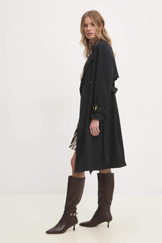 Answear.LAB trencz czarny mj79899.fos