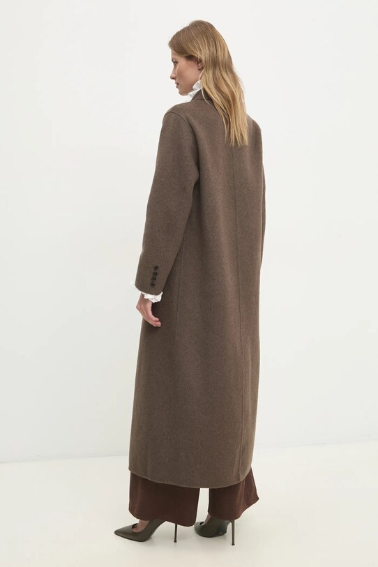Oblečenie Vlnený kabát Answear.LAB m2431.fos hnedá