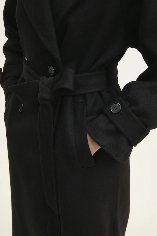 Vuneni kaput Answear.LAB m2229.fos crna