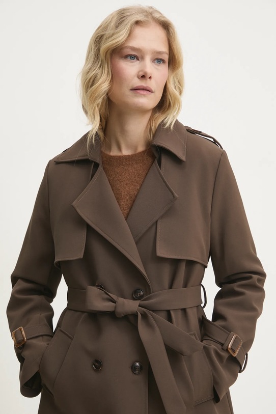 Trenčkot Answear.LAB hnedá 8302.flk