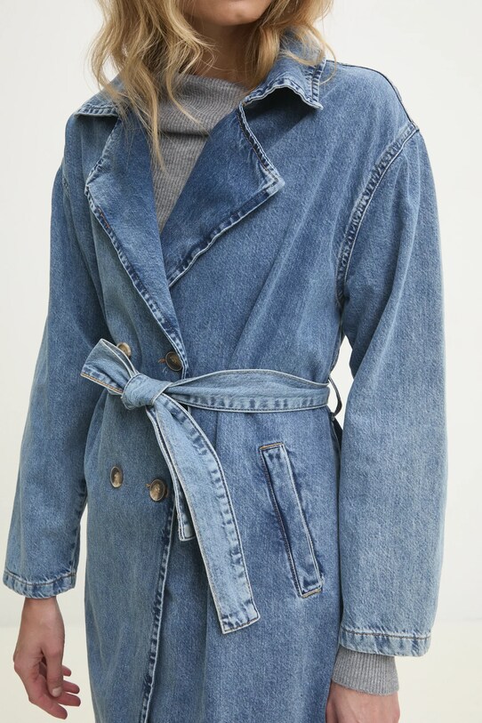 Answear Lab palton jeans albastru sng.92.tos