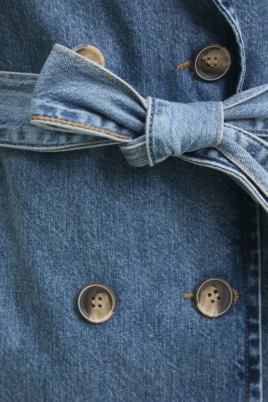 Answear Lab palton jeans sng.92.tos albastru