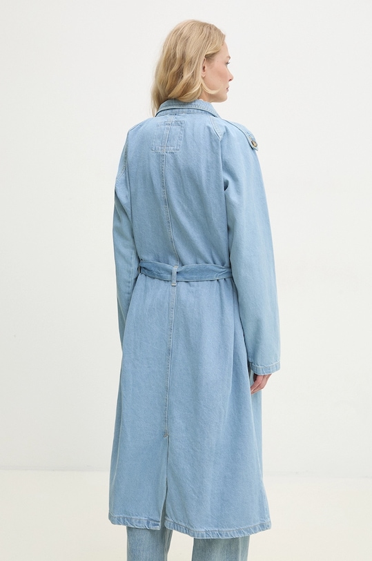 Odzież Answear.LAB płaszcz jeansowy LJK.BRIELLADENIM.ums niebieski