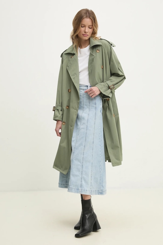 Тренч Answear.LAB 8073.HWK зелёный WW25