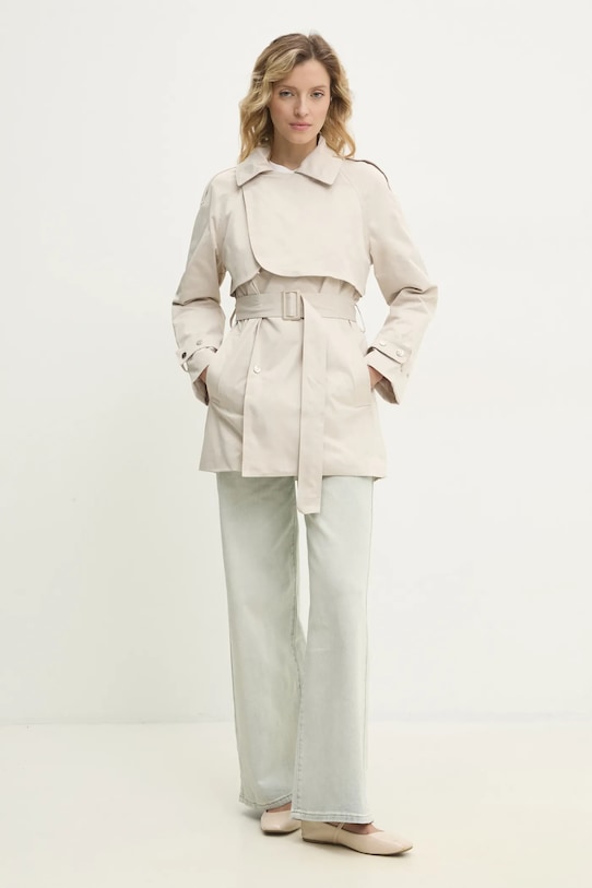 Answear.LAB trencz Q221801.hos beżowy WW25