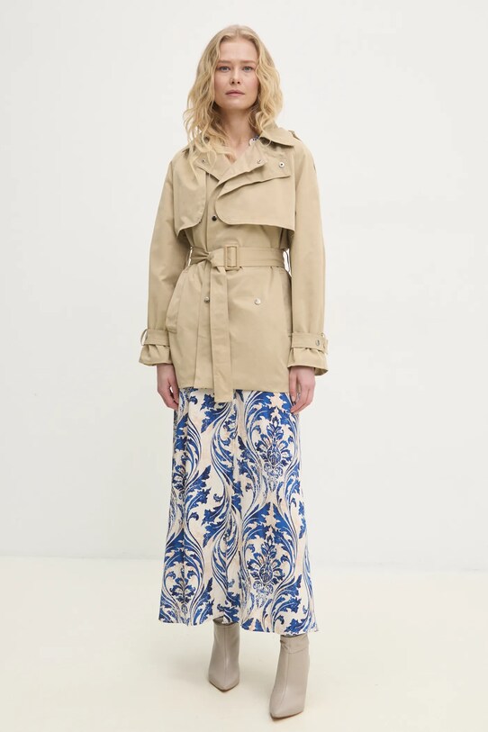 Trenčkot Answear.LAB Q221801.hos hnedá WW25