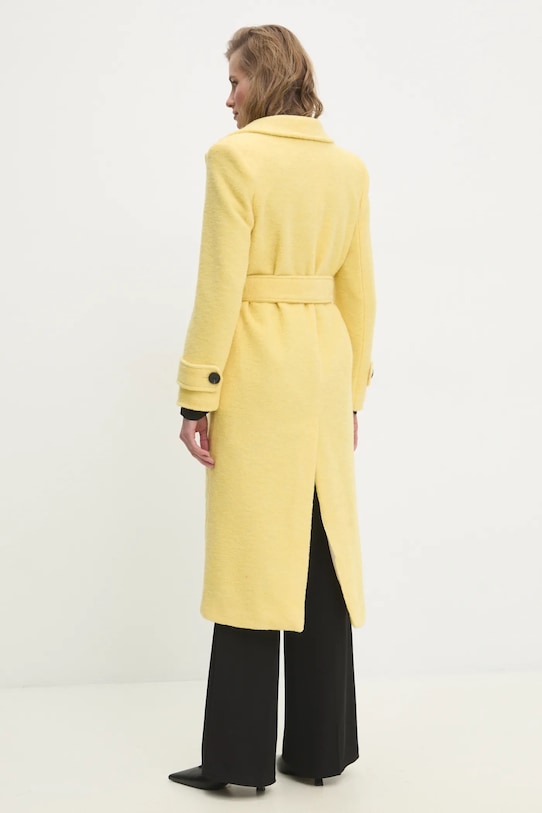 Odzież Answear.LAB płaszcz wełniany LD2236.HWK żółty