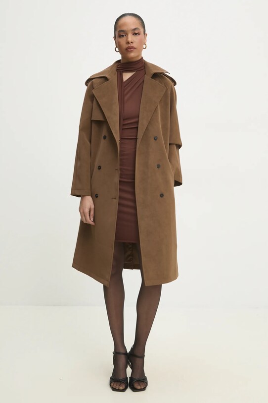 Answear Lab palton 3538.flk maro WW25