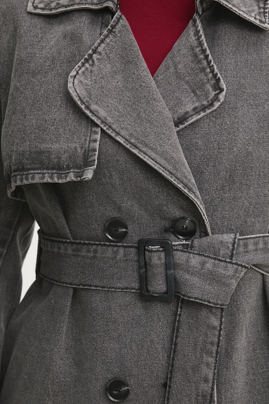 Džínový kabát Answear.LAB 8708.fos šedá