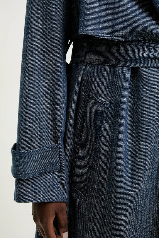 Answear Lab trenci din denim CO68548.IKK albastru