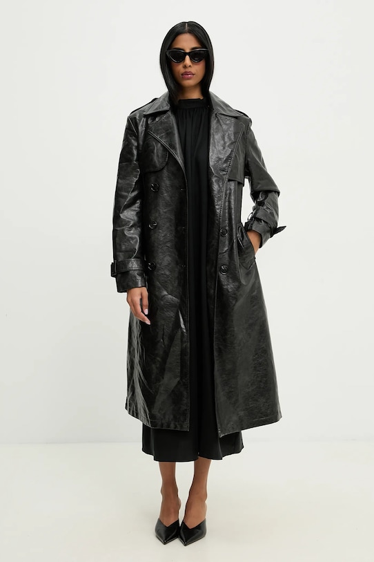 Answear Lab trenci WW25.KPD02G negru WW25