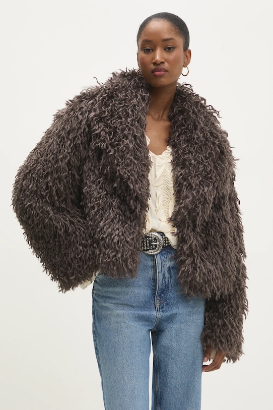 Куртка Answear.LAB з підкладкою коричневий 170346.tos