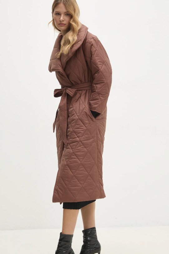 Куртка Answear.LAB з підкладкою коричневий 3388.ilk