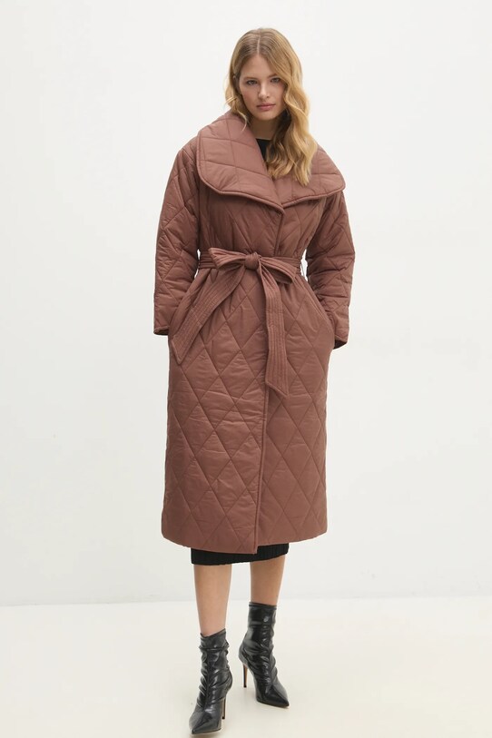 Куртка Answear.LAB 3388.ilk коричневий WW25