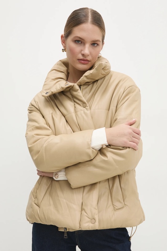 Bunda Answear.LAB lc2227.1.ilk béžová WW25