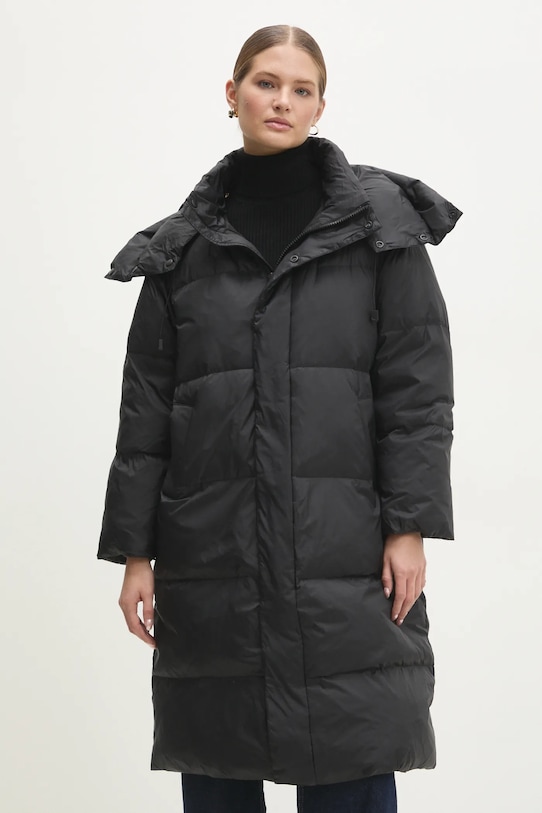 Páperová bunda Answear.LAB 4913.ilk čierna WW25