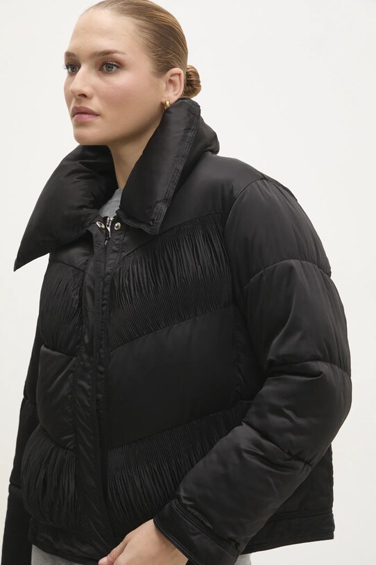 Jakna Answear.LAB s toplom postavom crna 14624.ilk