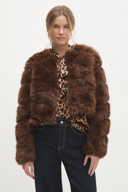 Bunda Answear.LAB nezateplené hnedá y168.fos