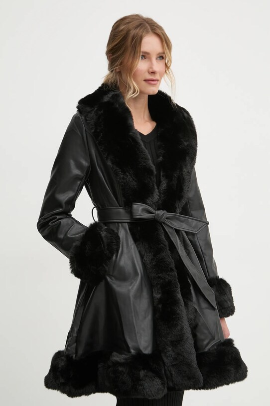 Answear Lab geaca cu captuseala negru 16057.FLK