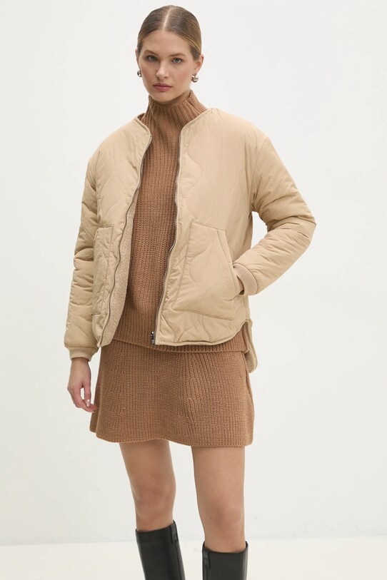 Answear Lab giacca reversibile cv139.fos beige WW25