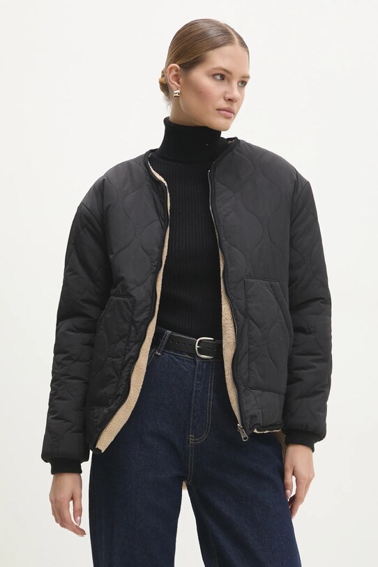 Oboustranná bunda Answear.LAB přechodné černá cv139.fos