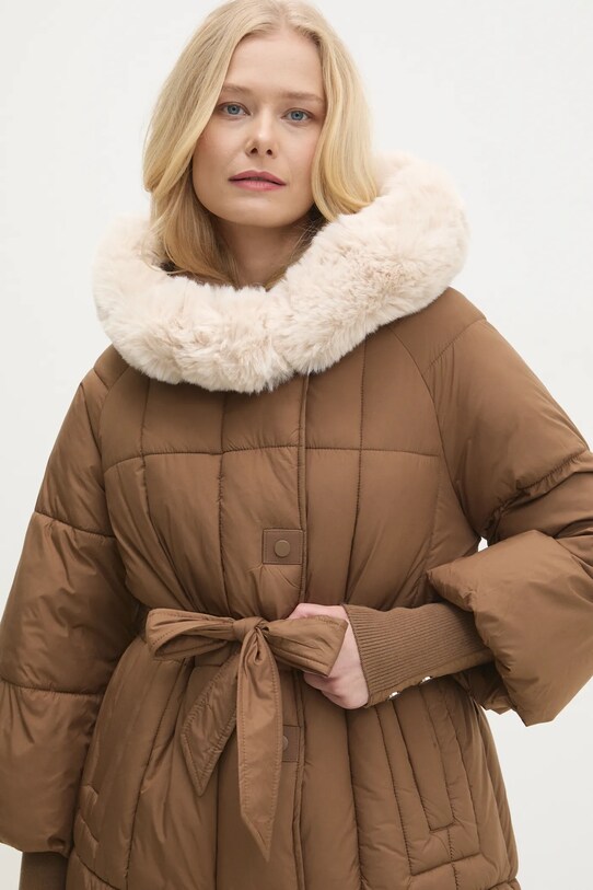 Bunda Answear Lab TR8686.hos hnedá