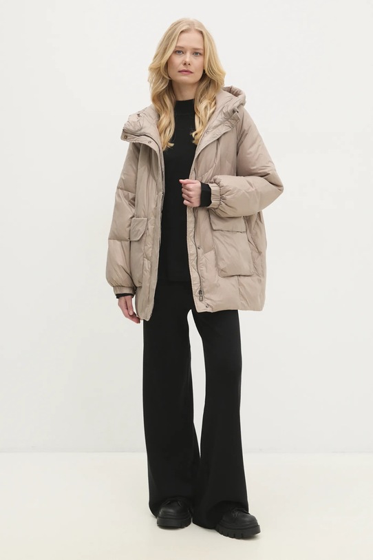 Pernata jakna Answear.LAB 4004.ILK bež WW25