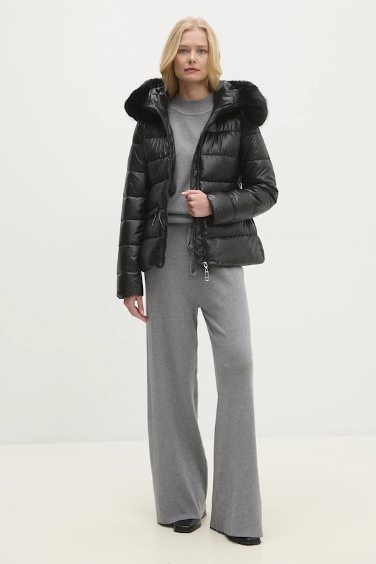 Jakna Answear.LAB 1041.ILK crna WW25