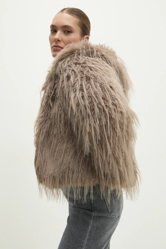 Jakna Answear.LAB bez tople podstave smeđa 66013.HWK