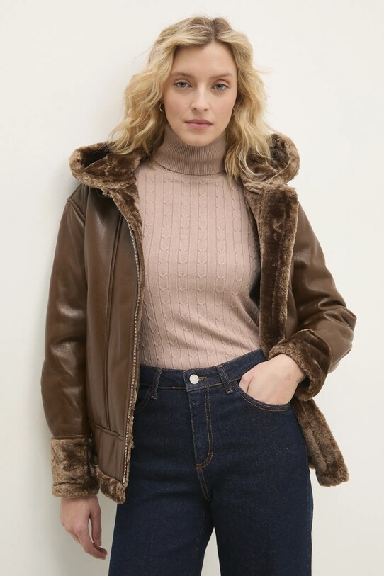 Куртка Answear.LAB коричневий SHENG.HWK