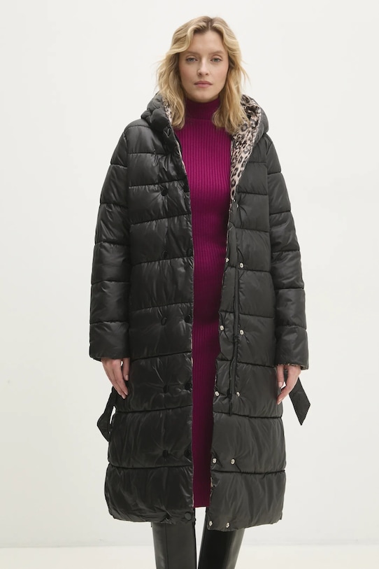 Answear Lab geaca cu doua fete cu captuseala negru 8627.hms