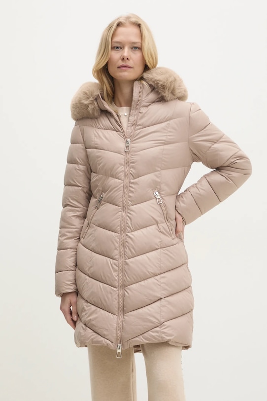 Bunda Answear.LAB s podšívkou béžová MB0252.hms