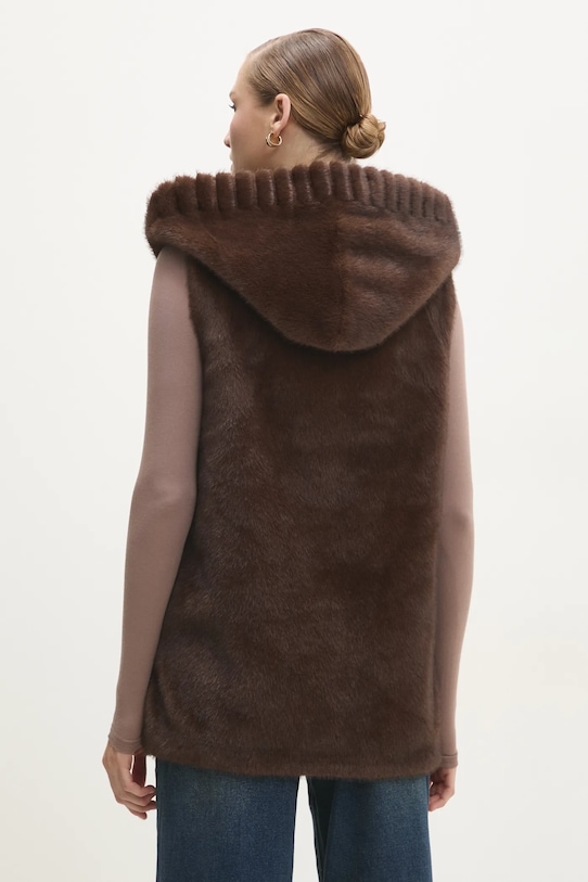 Oblečenie Vesta Answear.LAB H701.ilk hnedá