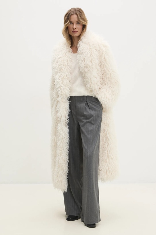 Kabát Answear.LAB přechodné béžová LD050.HWK