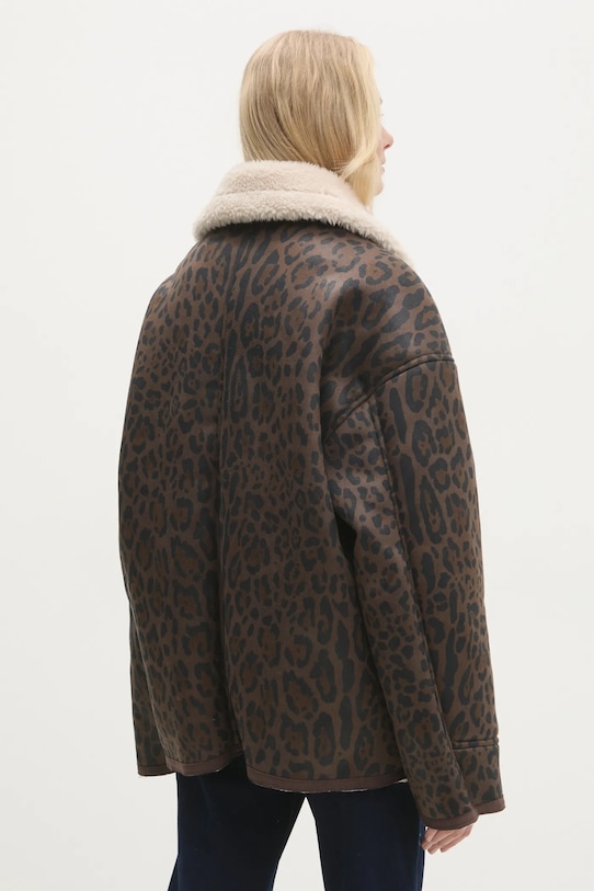 Odzież Answear.LAB kurtka LD1882.HWK brązowy