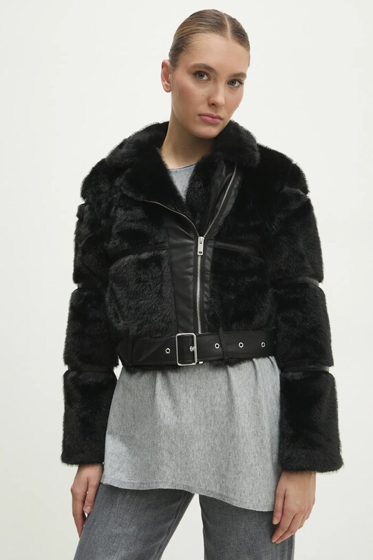Куртка Answear.LAB без капюшона чорний mis.02