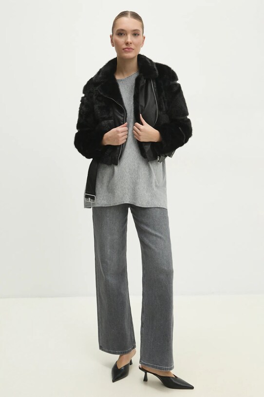 Answear.LAB kurtka mis.02 czarny WW25